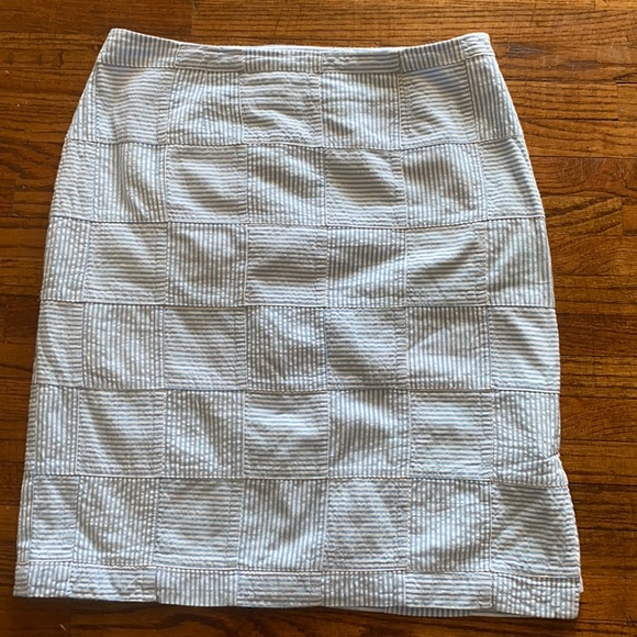 Cape Madras• seersucker skirt - Picture 2 of 7